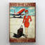«Flight Attendant and She Lived Happily 1», impression sur toile tendue-1271968280