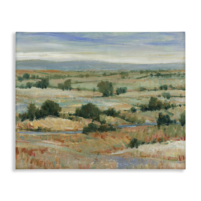 "Distant Farmland View", art mural par Tim Ottoole, H 30 po x l 40 po