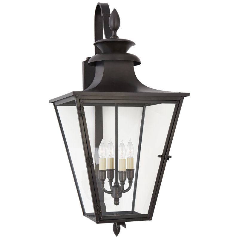 Albermarle - Light Outdoor Wall Lantern, 30.75" H x 14.25" W x 15" D