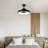 Harte 20" Modern Contemporary 6-Speed Metal Mobile-App/Remote-Controlled Dimmable Smart Integrated LED Ceiling Fan-983399544-983399551