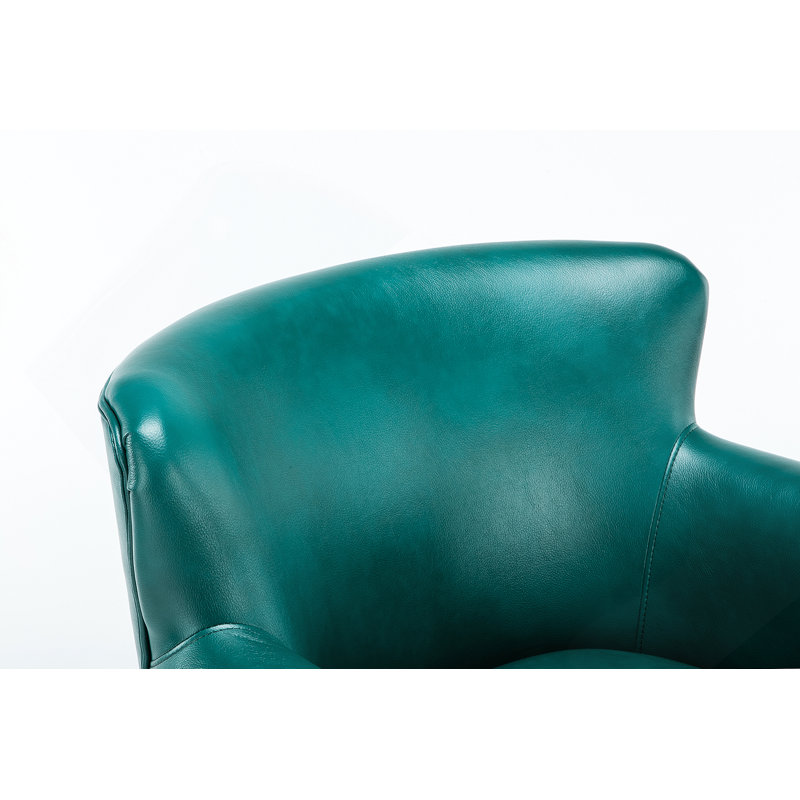 Fauteuil club bleu sarcelle, Sarcelle