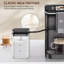 Machine à espresso 20 bars avec moulin intégré, double chaudière et écran tactile ACL, cafetière silencieuse à nettoyage automatique pour la maison / le bureau, conception adaptée aux débutants-111057580