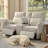 Callendale Power Reclining 2-Seater Sofa With Storage Console & Dual USB & Type-C Chargers-1139057068