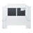 Palm Gate Eastern Upholstered Bed - Cloud White-106063977