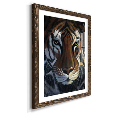 " Tiger Stare " Painting Print
