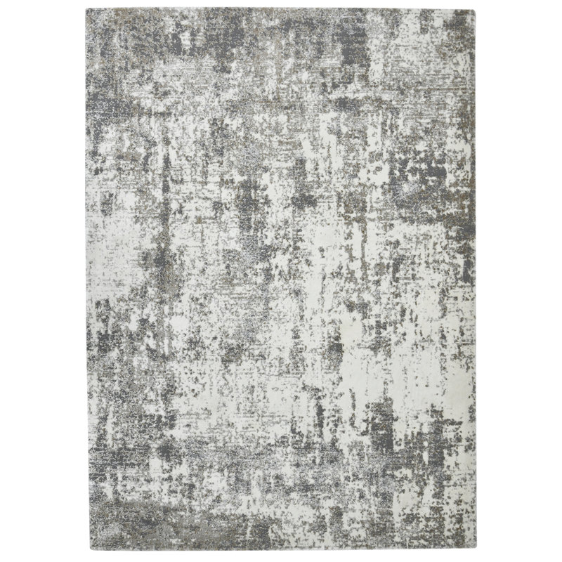 Tapis gris Elyna, Rectangle 5 pi 3 po x 7 pi 9 po