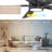 Bali Smart 5-Blade 52in Ceiling Fan 2700K-6000K CCT Selectable LED Light Kit with Remote Control and Hardware with Reversible Blades in Weathered Works With iOS or Android App-11854808