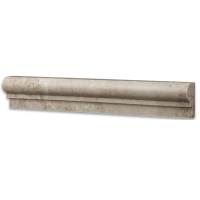 Cappuccino 2" x 12" F1 Chair Rail Marble Look Wall Liner