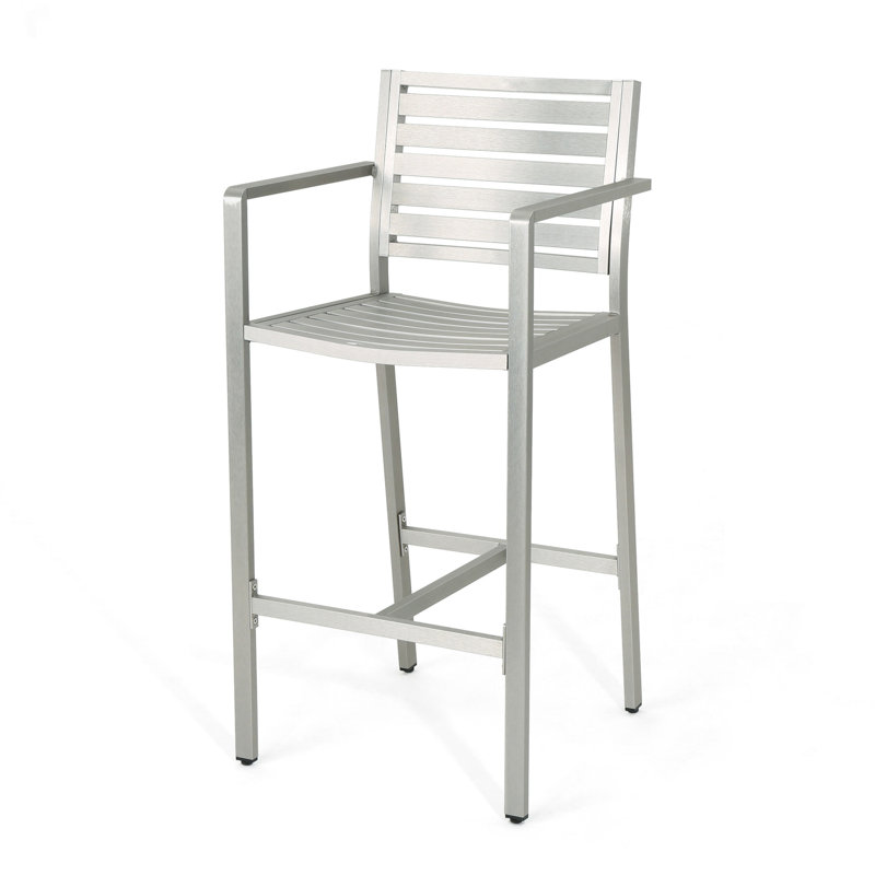 Extérieur de 29,50 po, 2 - argent, cadre en aluminium rouille et porte-livre de 2, cadre argenté, construction pour barbecue