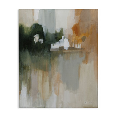 Forest Secrets Abstraction Floater Canvas Wall Art by Yvette St. Amant