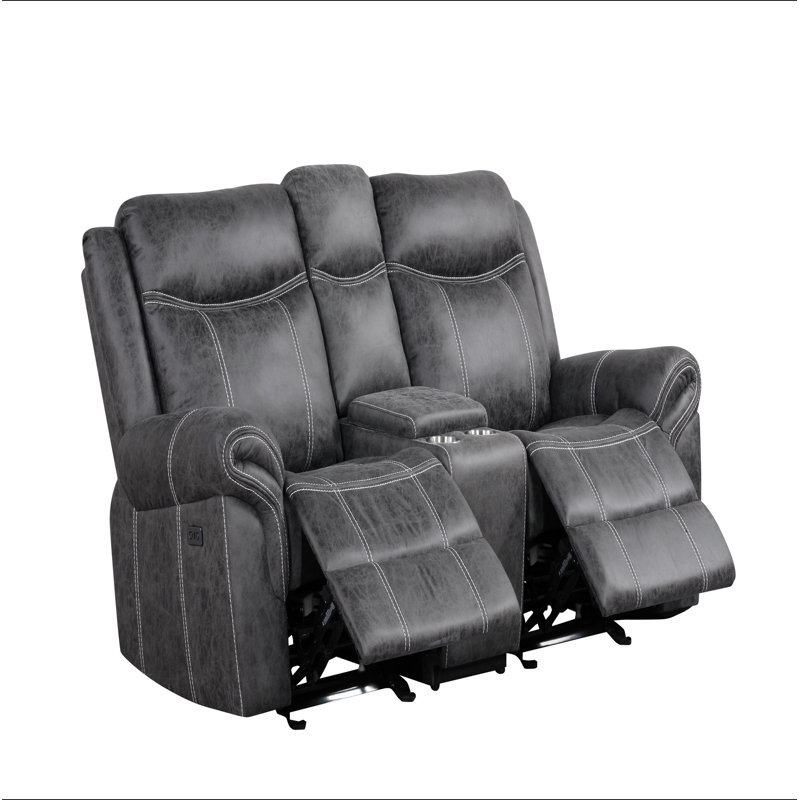 Causeuse en microfibre Zubaida