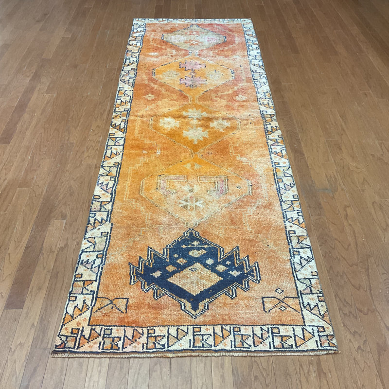 Bungalow Rose Handmade Turkish Oushak Wool Runner