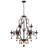Etosha 9 - Light Dimmable Tiered Chandelier