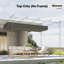 Toit de pergola 8,2 pi x 8,4 pi seulement, cadre 10 pi x 10 pi, gris clair-123542220