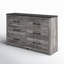 Commode double 6 tiroirs l 58,98 po Holbeach
