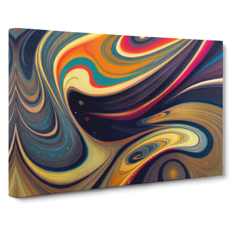 Marble Abstract Vol.6 - Wrapped Canvas Print, 50cm H x 76cm W x 3cm D
