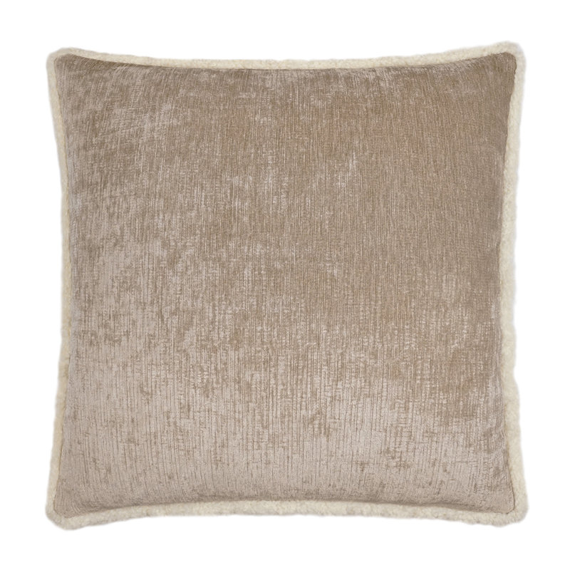 Kinney Pillow Cover & Insert, Putty, Square 22"