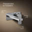 Parallel Wall-Mount Single-Handle Bathroom Sink Faucet-425684889