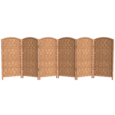 Short Diamond Weave Folding Screen