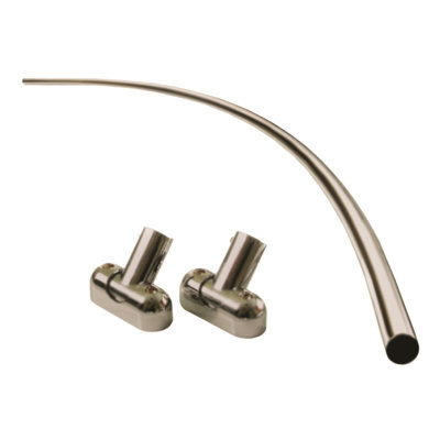 1'' Curved Fixed Shower Curtain Rod