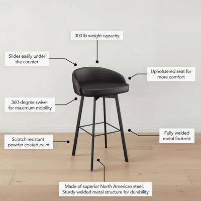 Bethanee Swivel Counter & Bar Stool