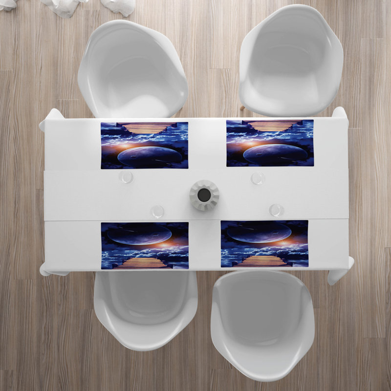 Polyester Abstract Rectangle Placemat