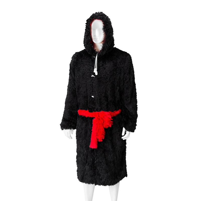 Peignoir polaire Brotoga, po, Bleu / Rouge