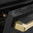 ZLINE Autograph 30 in. Black Stainless Paramount Induction Range with Polished Gold Accents-120165324