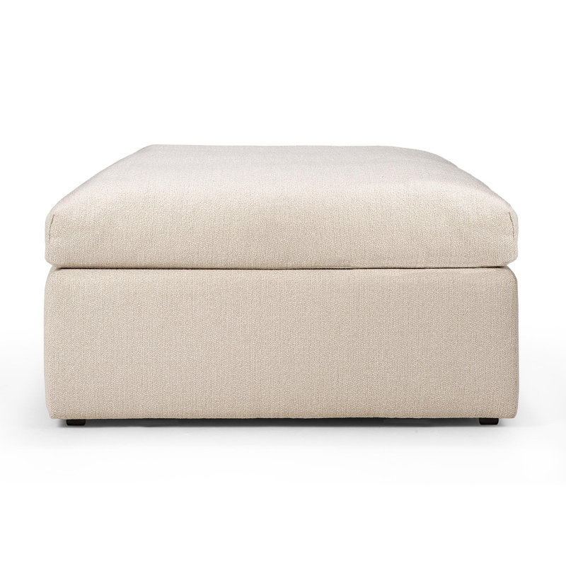 Mellow Square Ottoman, Off White
