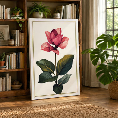 Magnolia Study Botanical - Wrapped Canvas