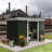 Garden Storage Shed  Outdoor Storage Shed 9' X 4'  Tool House With Double Lockable Doors For Backyard, Patio, Lawn, Garage-123794632