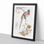 Macaw & Drooping Peach by Numata Kashu - Picture Frame Painting Print-55759797-55759796