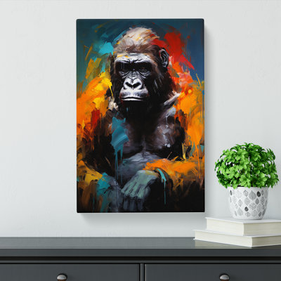 Gorilla Gestural - No Frame Print