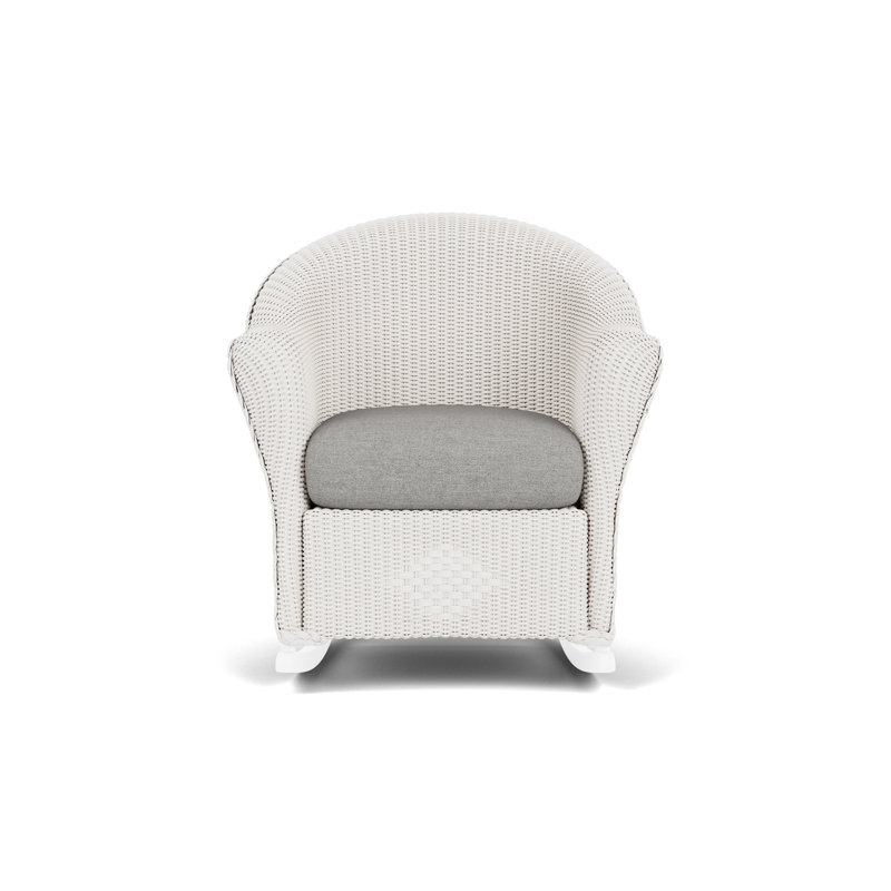 Reflections Outdoor Rocker Chair, Demo Stone, White