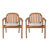 Dining Chair With Cushion, Set Of 2