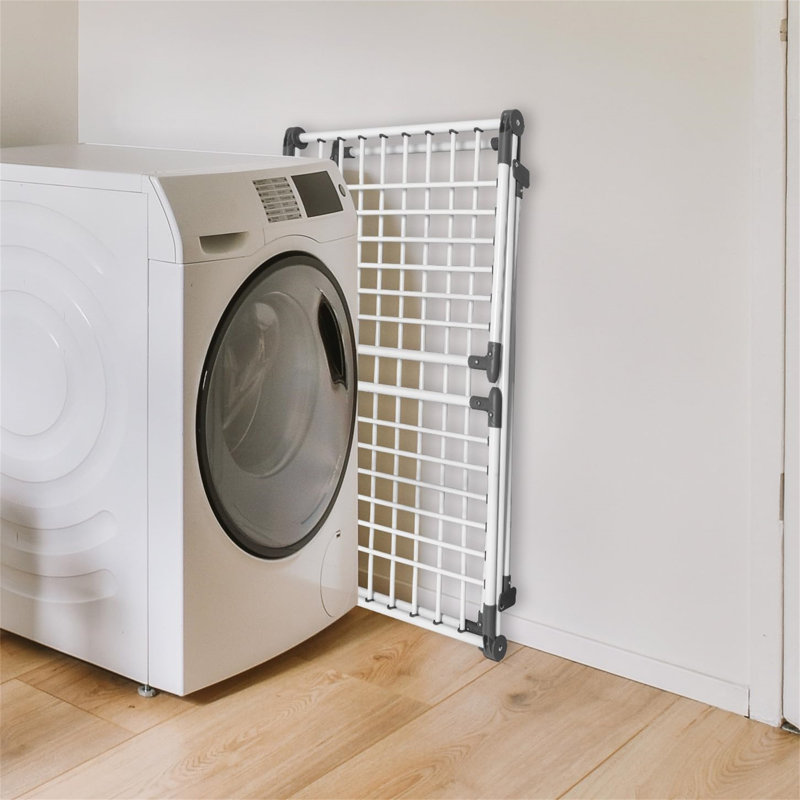 Metal Foldable Freestanding Drying Rack, White