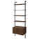 Itxel 31-Inch 4-Shelf Storage Wall Bookshelf Walnut