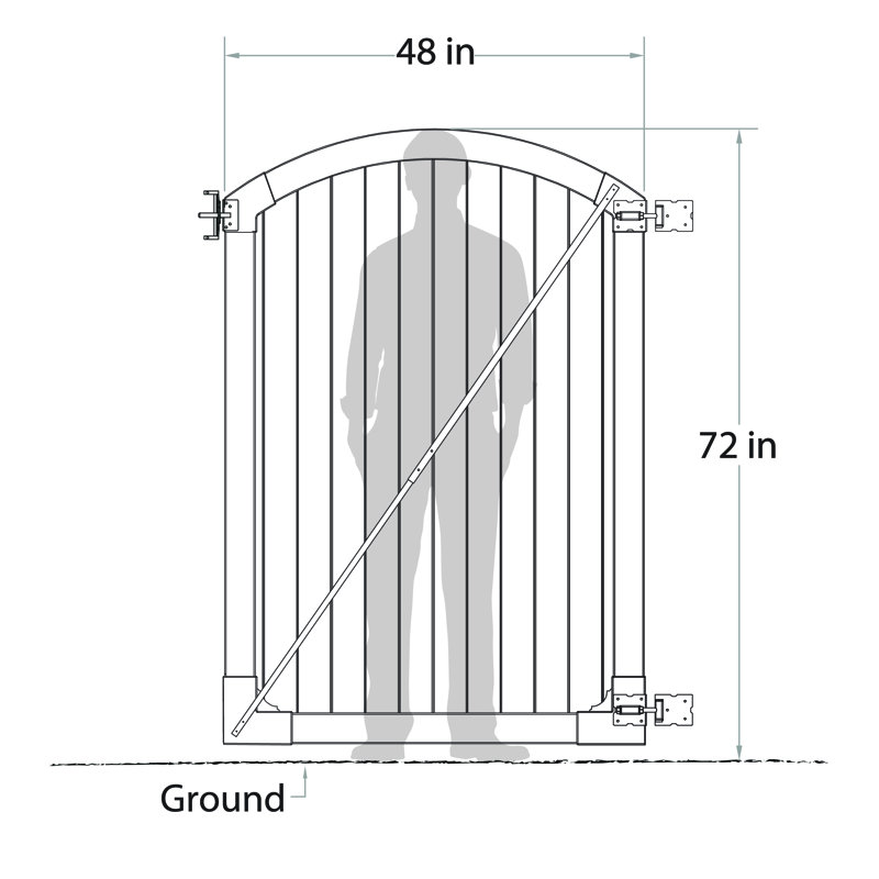 Barrière l 6 pi. x p 4 pi. Traditional