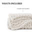 Jeté en laine Peace Nest Chunky Knit-116192687
