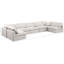 Grand canapé modulaire rembourré 7 pièces Itala-94482573