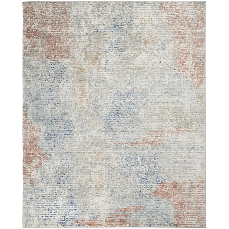 Tapis beige contemporain contemporain, Rectangle 6 pi 7 po x 9 pi 6 po