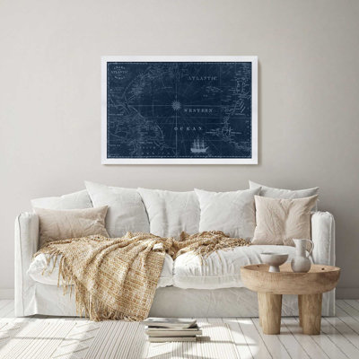 " Sailing Map " by Dan Meneely