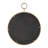 22" X 28" Circle Wall Mirror With Gold Iron Frame-53450116