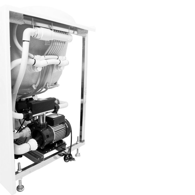 Baignoire tourbillon double 55 "x 35", Gauche