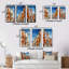 «Italy Terracotta Tones Fontanas X», 3 pièces sur toile-637074184-637074185