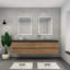 Ensemble de meuble-lavabo double mural 84 po Kirker-1702351430