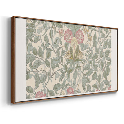 Série botanique - Cxxix - Toile tendue avec châssis encadré - Prêt à être accroché