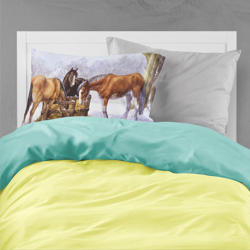Horses Polyester Jersey Knit