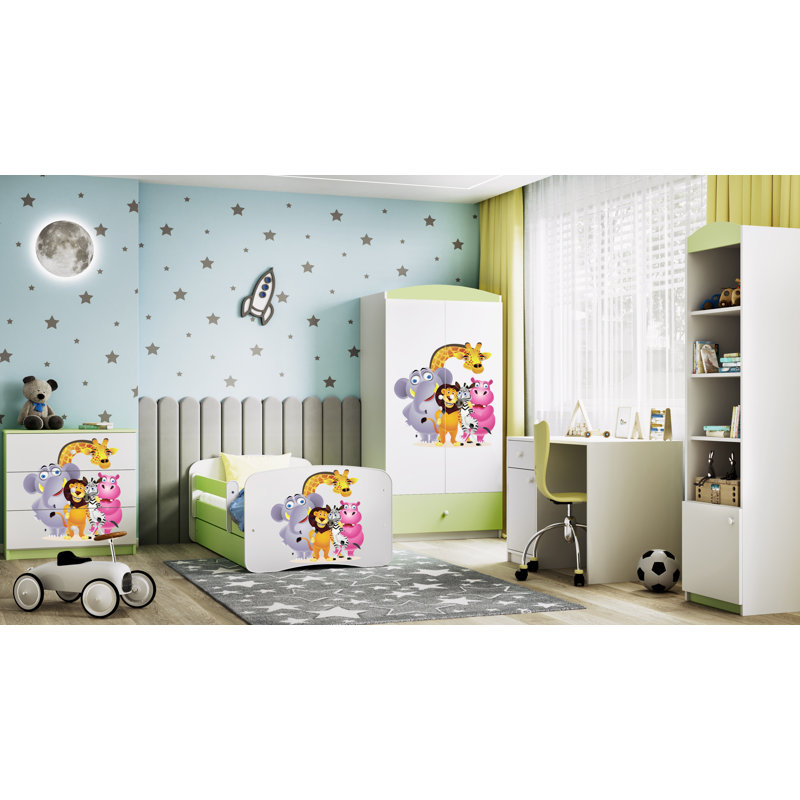 Cicero 2 Door Wardrobe, Lime Green