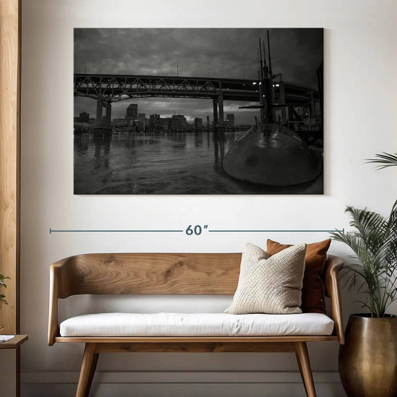 Mait Submarine, 34" H x 51" W